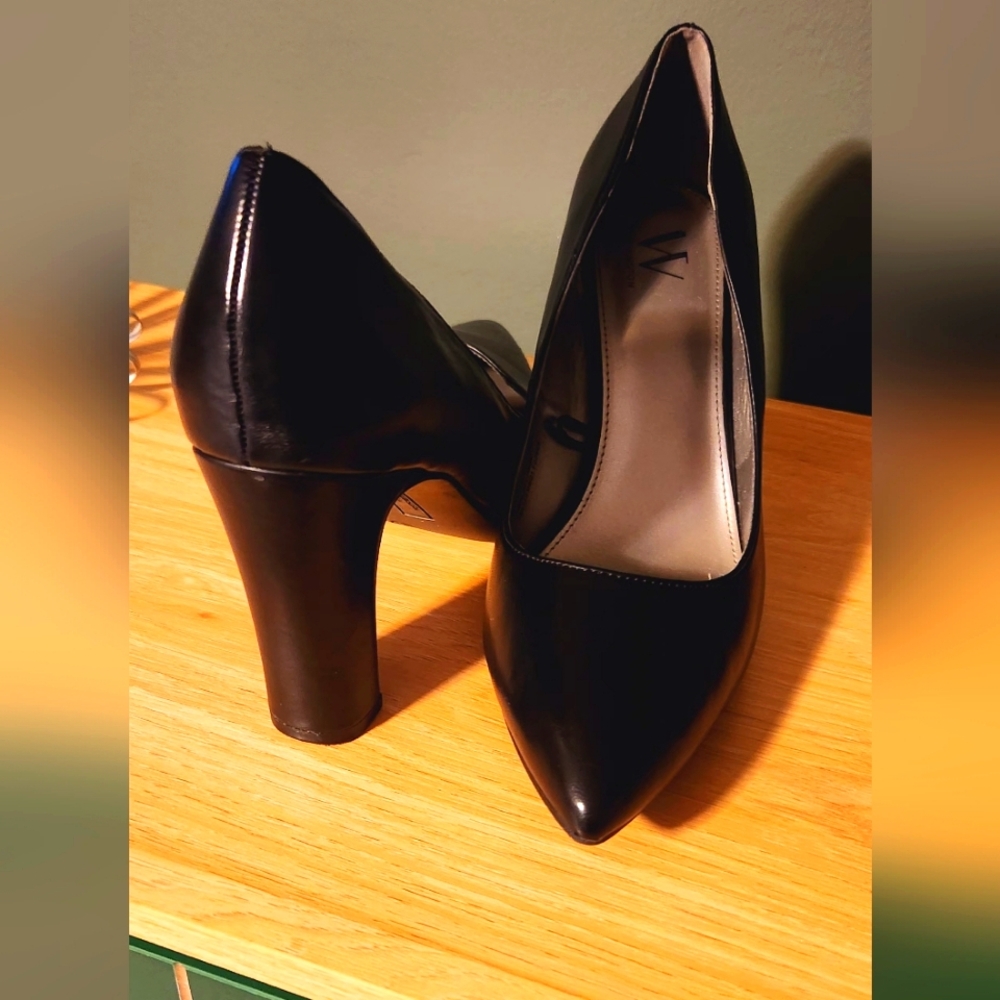 Worthington Stiletto Block Pumps